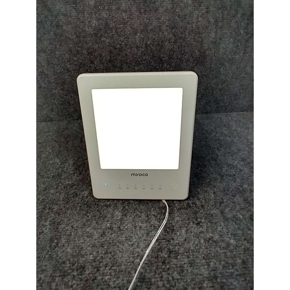 Miroco Light Therapy Lamp MI-CL003 UV-Free 10000 Lux SAD Sun Lamp White Timer